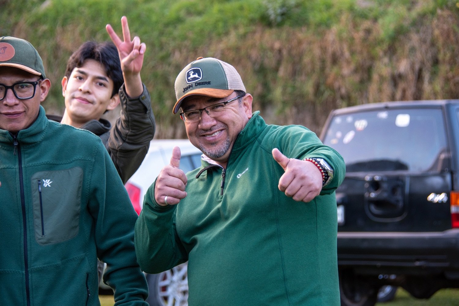 El reencuentro al llegar a la montaña